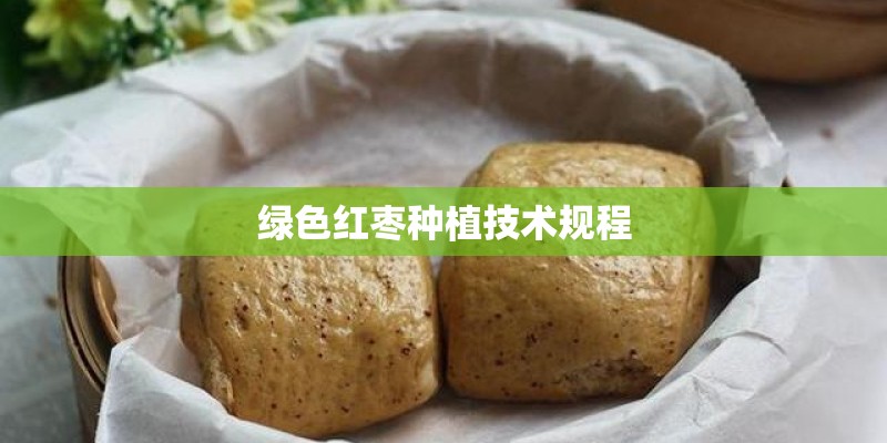 绿色红枣种植技术规程