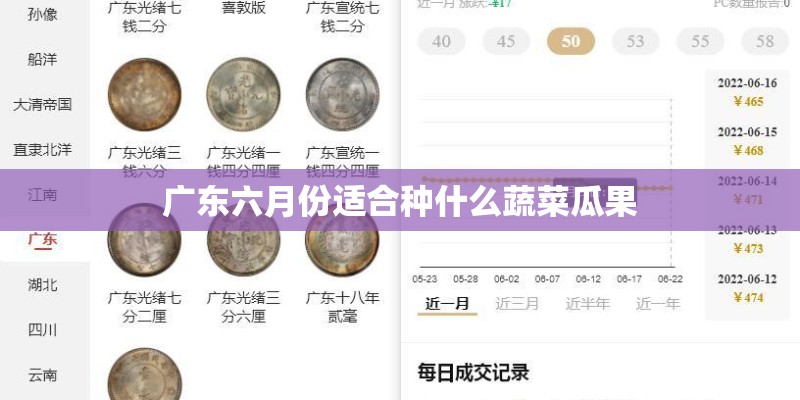 广东六月份适合种什么蔬菜瓜果
